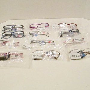 12 Pair Reading Glasses Mixed Men & Women Various Power & Manufacture All New
